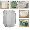 Mesh Pop Up Laundry Hamper Laundry Basket Side Pocket Collapsible Laundry Basket