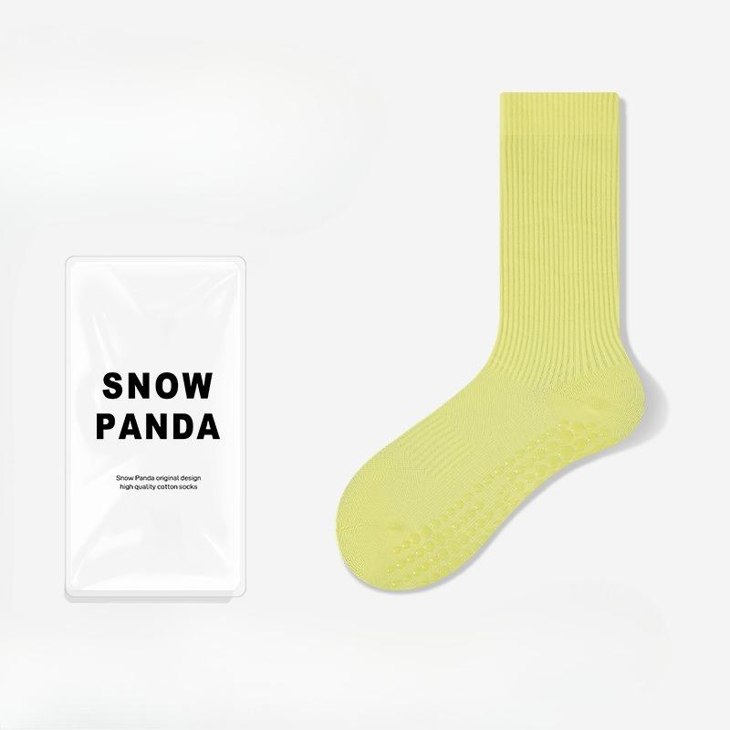 Children's Socks - Spring/Summer Sports and Fitness Socks, Anti-slip Socks, Running Socks, Solid-colored Long-tube Compression Socks