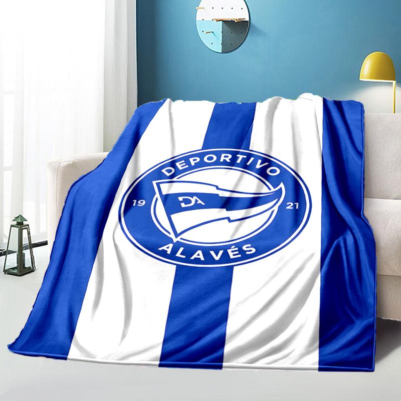 Deportivo FC Printed Throws Blanket Soft Flannel Blankets for Couch Bed Gifts for Men Women Picnic blanket Christmas gifts