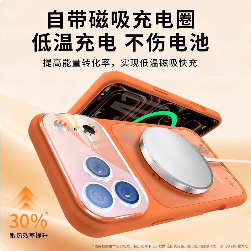 Applicable To iPhone17promax Mobile Phone Case New Apple 17Pro Case 16p Magnetic Liquid Silicone All-inclusive