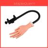 Manicure Practice Hand With Arm Silicone Bending Nail Art Tool For Nail Technician Training