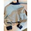 Contrasting Color Small Fragrance Style Jacket for Women In Spring and Autumn Fashionable Small Korean Temperament Casual Lapel Short Top