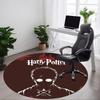 1 peça Tapete Redondo de Área Harry Potter para Escritório, Sob Cadeiras de Escritório Quarto Sala de Estar Decoração de Casa a1022251