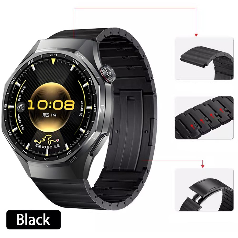 22mm Quick Release Titanium Strap for Huawei Watch GT6/GT6 Pro/5/GT5 GT4 46mm Metal Wristband Correa for Amazfit Bip 6 5/GTR 4 3