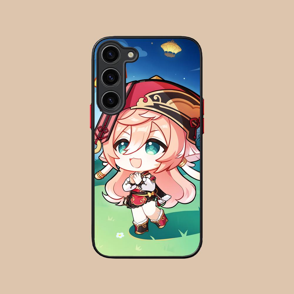 Game GI Yanfei Silicone Mobile Phone Case for Samsung Galaxy S26 S25 S24 S23 S22 S21 Plus FE Ultra Colorful Cover