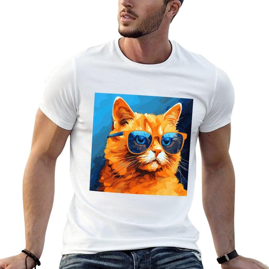 Bruce the Cat T-Shirt Sporty Casual Quick Dry T-Shirt