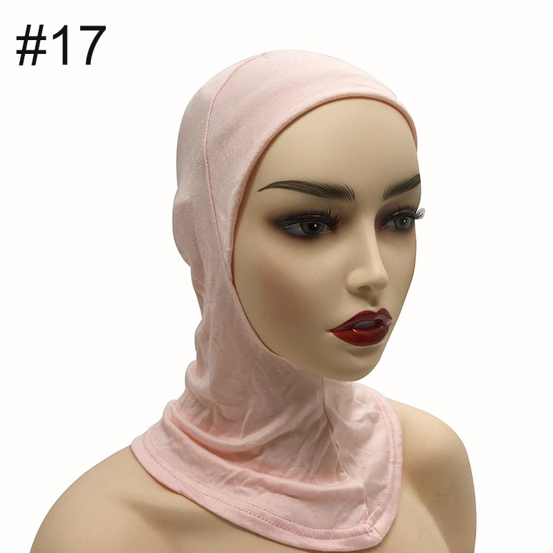 High Qualit Modal Muslim Women Ninjas Cap Full Cover Inner Hat Islamic Undercap Hijab Comfortable Bonnet Headcloth Neck Cover
