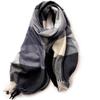 2025 Elegant Women's Striped Plaid Shawl – High-End Autumn/Winter Fashion Scarf