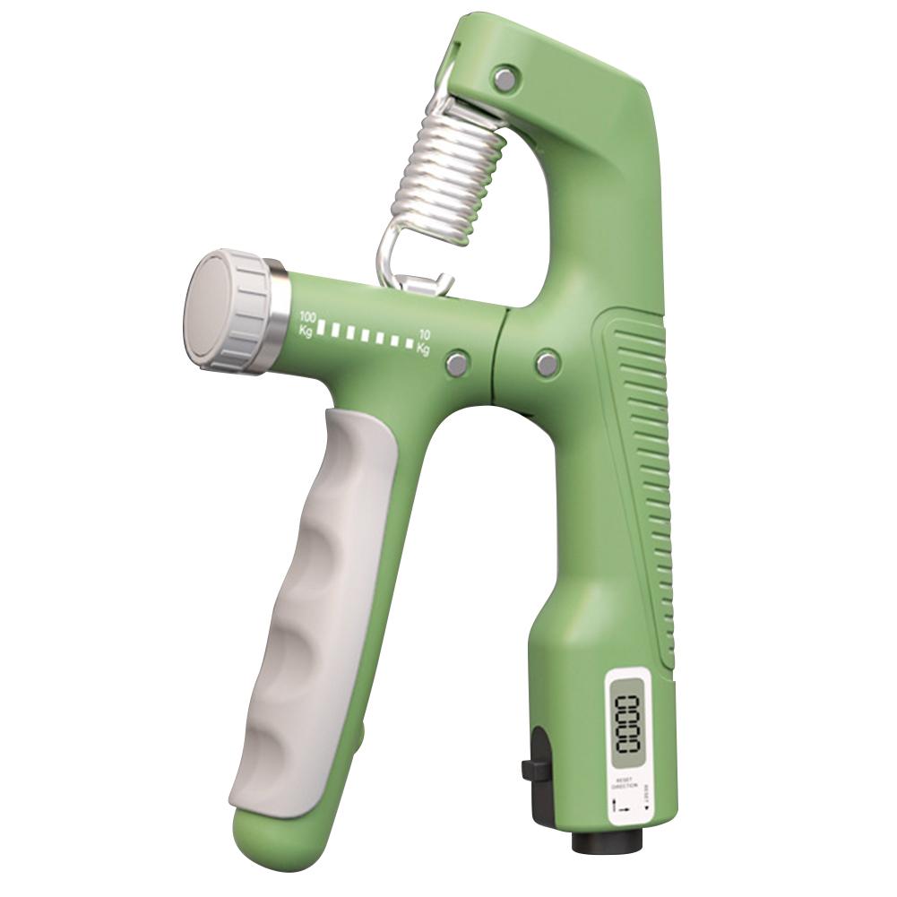 

10-100kg Gripper Strengthener Trainer Lightweight A-Type Wrist Gripper Patient Props Muscle Building for Rehabilitation Training зелений