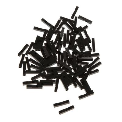 100pcs Jumper Wire Cable Housing Shell Connector 2.54mm Pitch 1 2 3 4 5P Pins Header