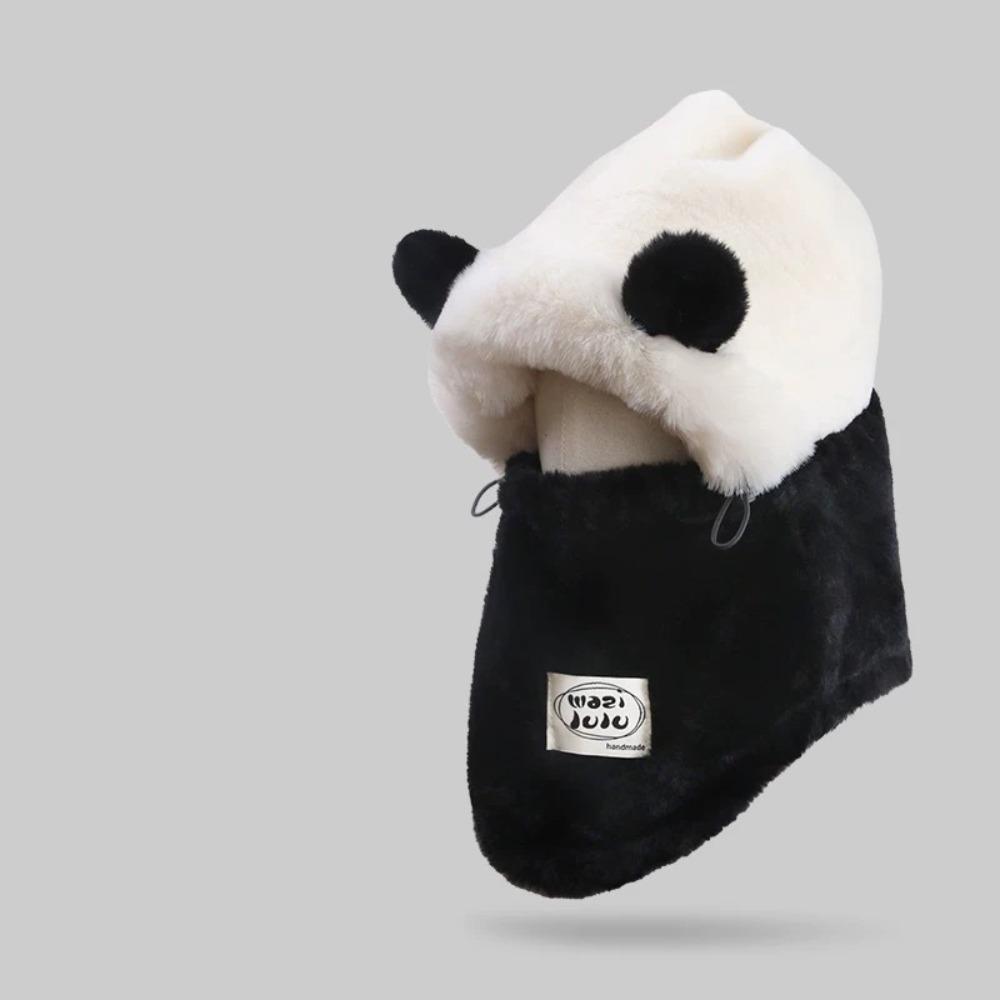 Fashion Windproof Balaclava Hat Warm Cute Bear Ear Protection Cap Cold Proof Pullover Hats Winter