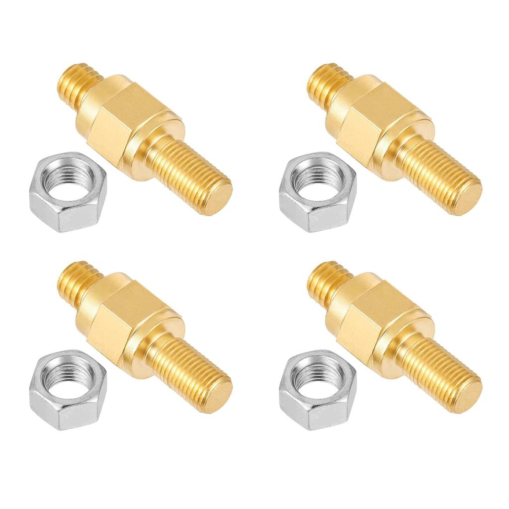 Long Stud Side Post Battery Terminal Bolt Compatible With GM And Other Accessories To Battery,Standard Battery Post Stud Extender Screws 3/8 16&24