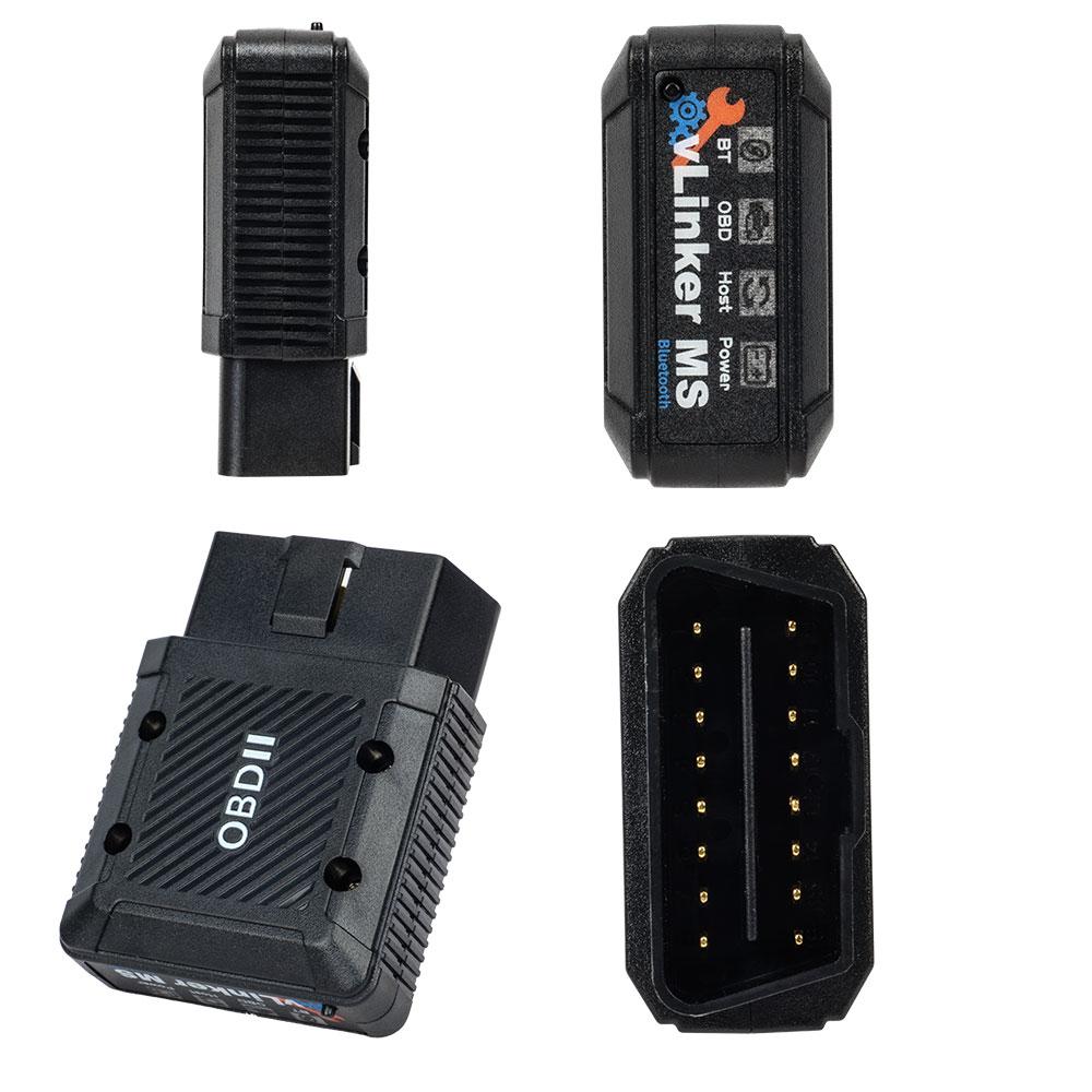 2025Neuer Vgate vLinker MS BT Auto OBD2 Scanner für 12V/24V ELM327 V2.3 Alle Systeme Diagnosewerkzeug CH LS HS SW MS CAN