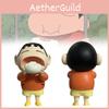 Adorable Crayon Shinchan Figurine Featuring Shinnosuke Eating Bun High Quality Collectible Doll