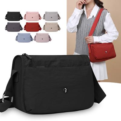 Women's Fashion Pleated Crossbody Bag - Convertible Shoulder Sling (Breathable Outdoor Bag for Work/Travel)