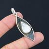 Natural Maligano Jasper Gemstone Jewelry 925 Sterling Silver Pendant For Girls