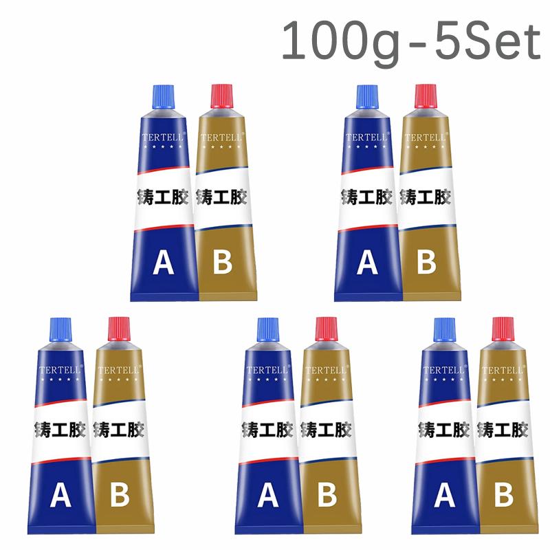 1-10Set Metal Repair Glue Quick-drying Casting Glue Industrial Repair Agent AB Glue Heat Resistance Cold Weld Adhesive