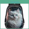 Stylish Cat Themed Large Capacity Backpack For Elementary School Students