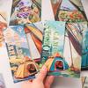 Kreative Zeltaufkleber, Instagram-Stil handgefertigte Zelt-Tagebuch-Dekorationsmaterialien, Landschaftsbasis, Hintergrund-DIY-Aufkleber