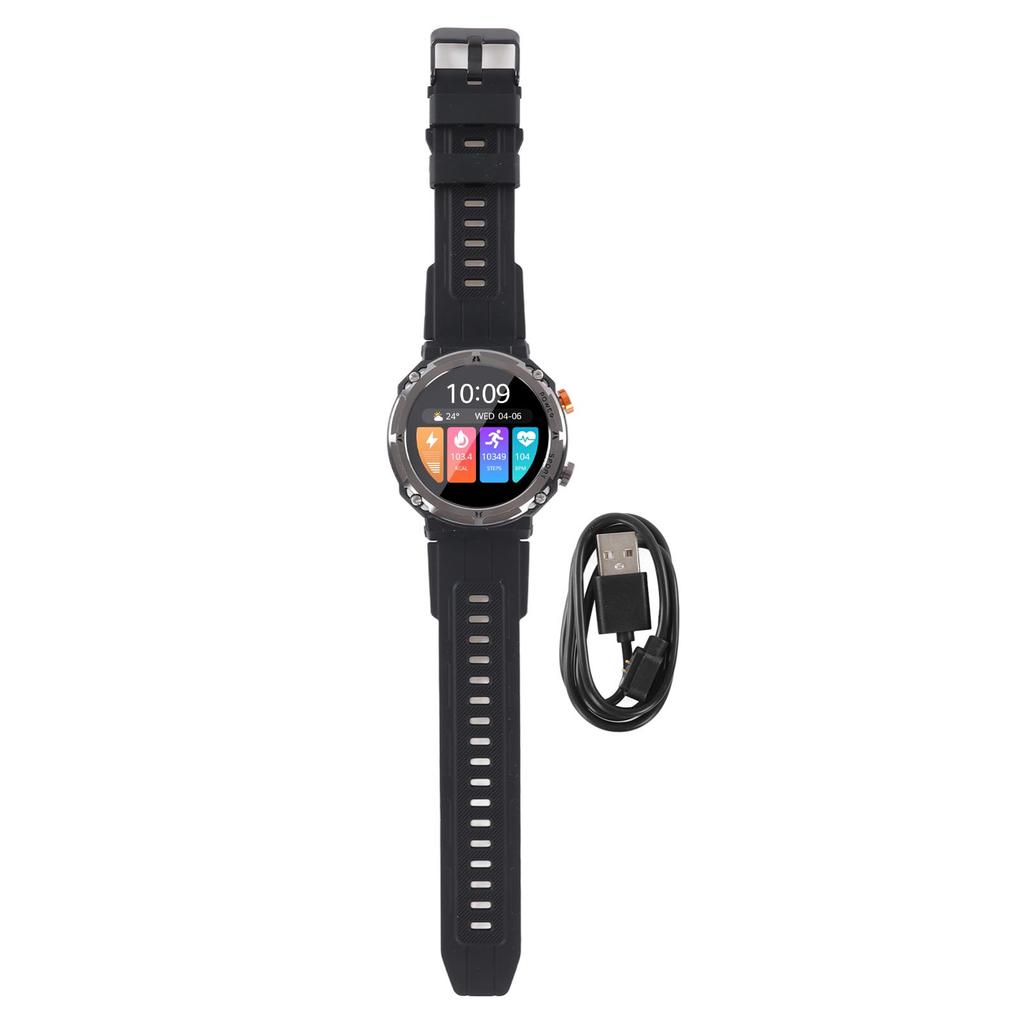 Children Intelligent Watch Outdoor Dust Water Temperature Resistant Watch AI Call Sport Watch Black