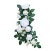 Faux Flower Swag for Weddings Ceremony Chair Back Artificial Wedding Welcome Sign Floral Decoration for Garden