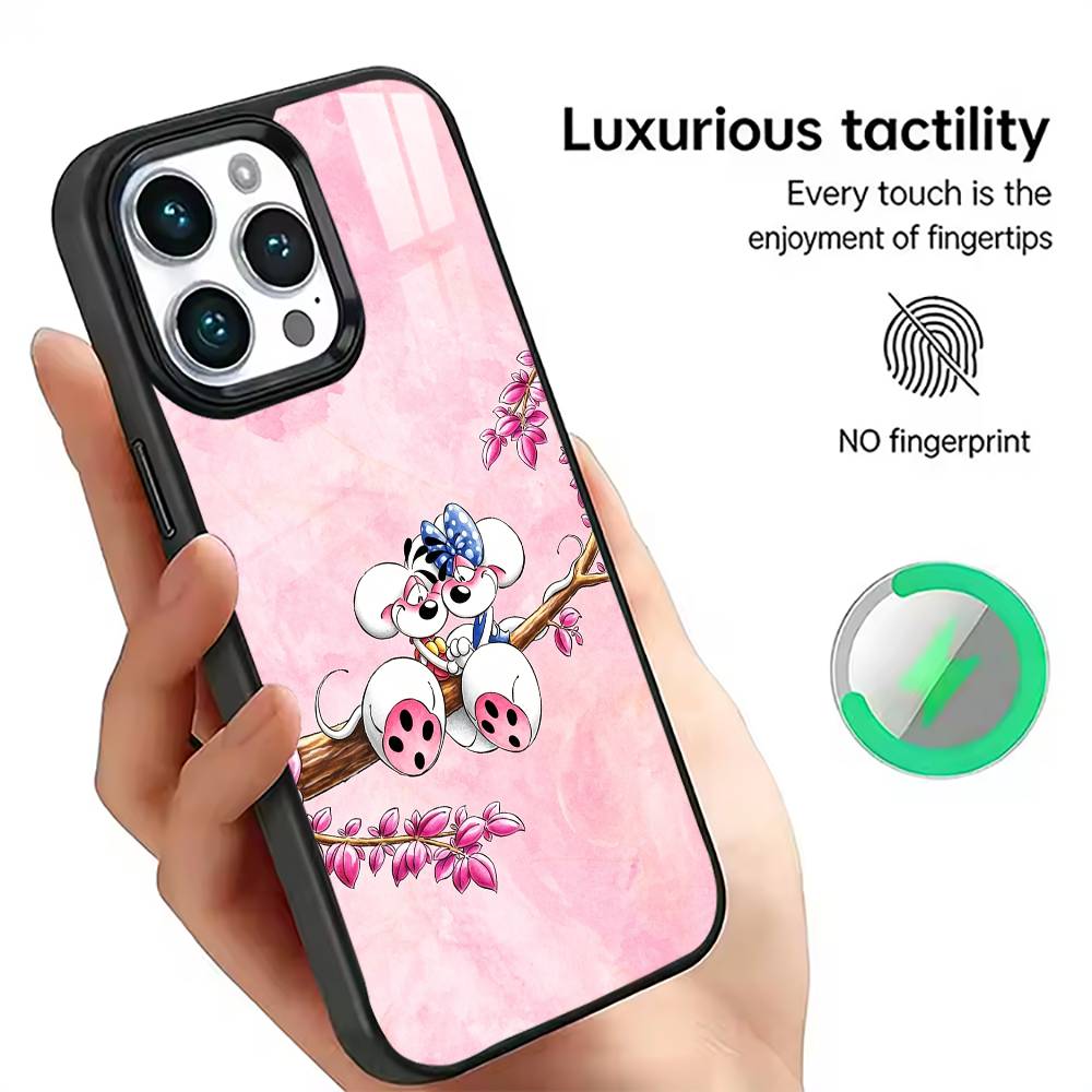 Cartoon D-Diddl Handyhülle Für iPhone 17,16,15,14,13,12,11 Plus,Pro Magnetisch mit Magsafe Kabellosem Laden