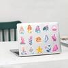 50 Pcs Mermaid Stickers Pack | Vinyl Aesthetics Stickers for Scrapbook, Journaling, Laptop, Bumper, Skateboard, Water Bottles, Computer, Phone