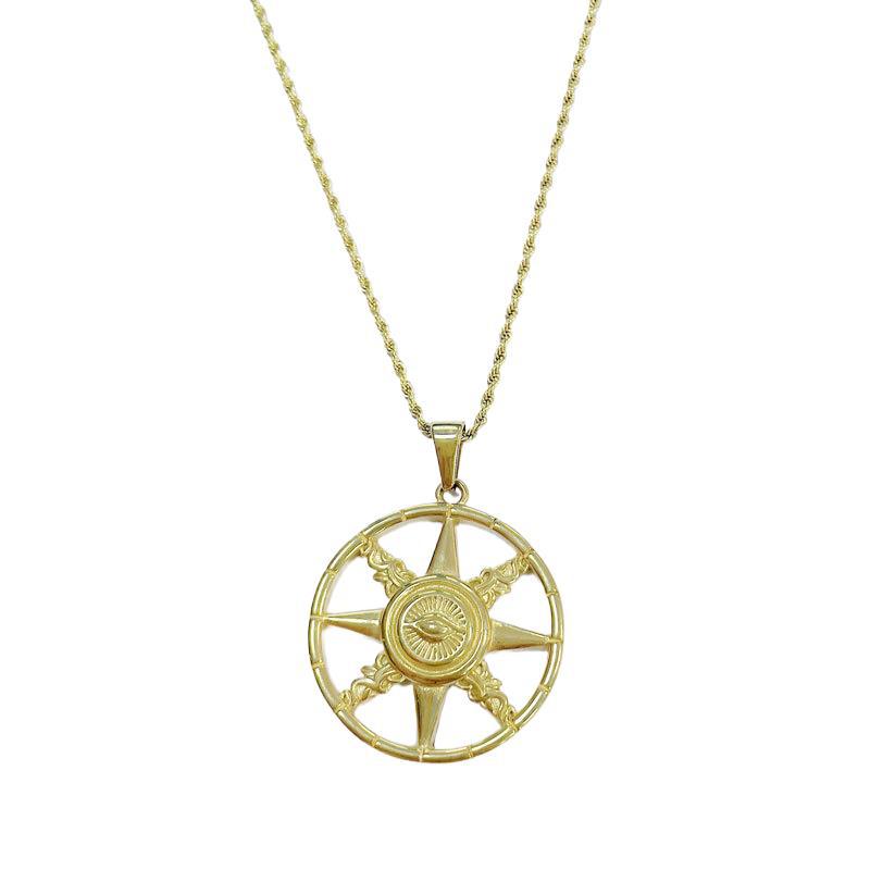 Light Luxury Fashion Octagram Necklace Personalized Design Titanium Steel Necklace Does Not Fade Versatile