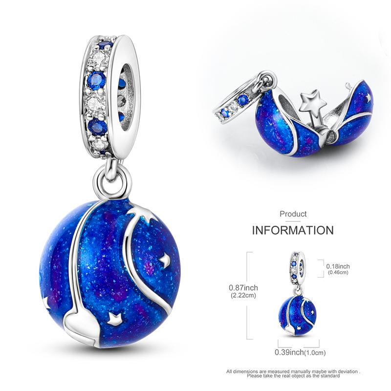 New Copper Openable Charms Pendants Russian Nesting Doll Easter Egg Dangle Fit Women Original Bracelet Diy Jewelry Gifts