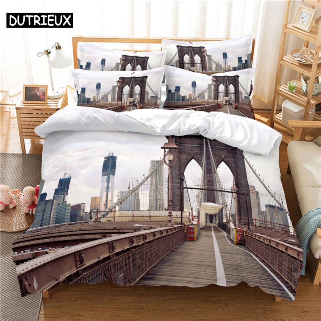 Beautiful Scenery Bedding Set Duvet Cover Set 3d Bedding Digital Printing Bed Linen Queen Size Bedding Set Fashion Design