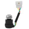 Ignition Key Switch High Quality Control Panel Mounted Ignition Lock Cylinder for 178F/186F Diesel Engine Tiller