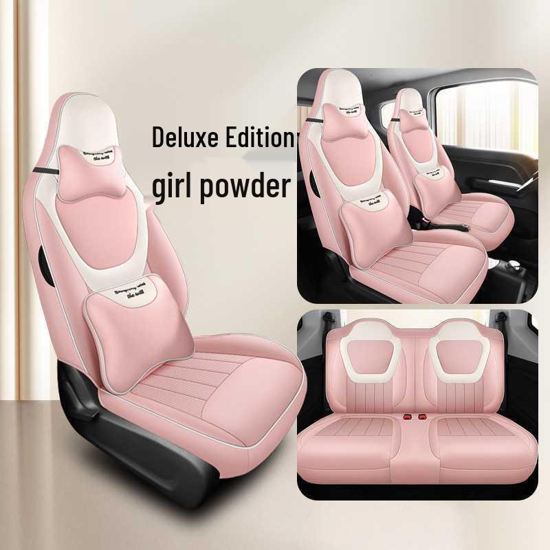 Perforated Leather Car Seat Cushion for Wuling Hongguang Mini 3rd Gen - Four Seasons Comfort