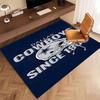 1pc Dallas Cowboys Print Area Rug - Soft, Washable Non-Slip Indoor Mat, Living Room, Home Office Decorative Rug,Office Decorative