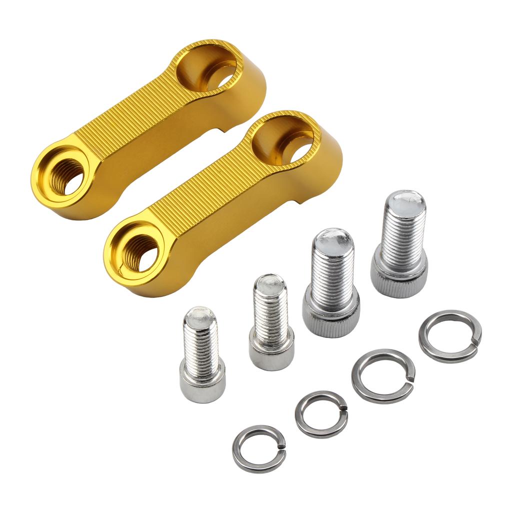 Motorcycle Modification Accessories Rearview Mirrors Extension Universal Adapter Aluminum Alloy Base Screw Bracket Motor bike
