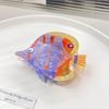 Cartoon Fish Hair Claw Ocean Series Acrylic Hair Claw Personalized Large Shark Clip  Female