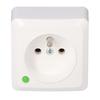 Socket 2P+Z n/t IP20, white BERG