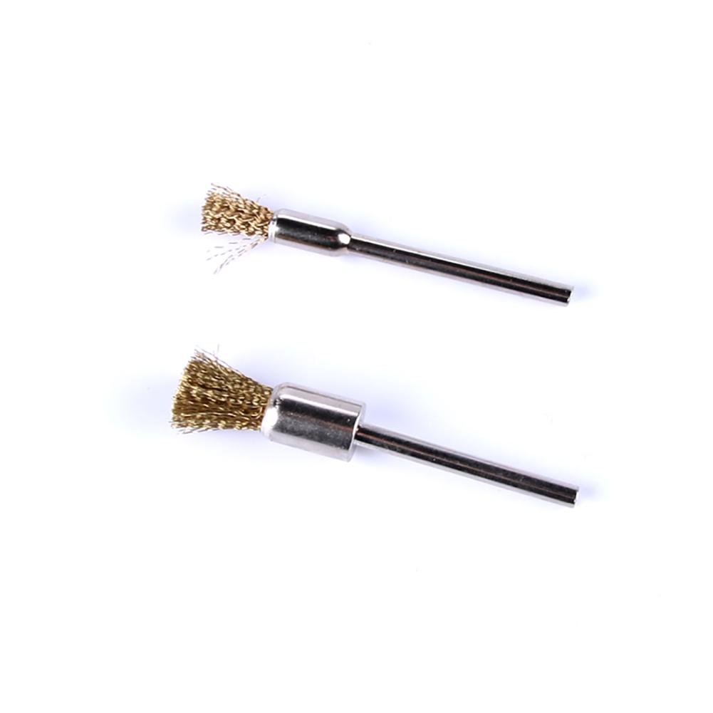 Copper Steel Wire Brush Polishing Car Wheels Full Kit Rotary Tools Cup Shank