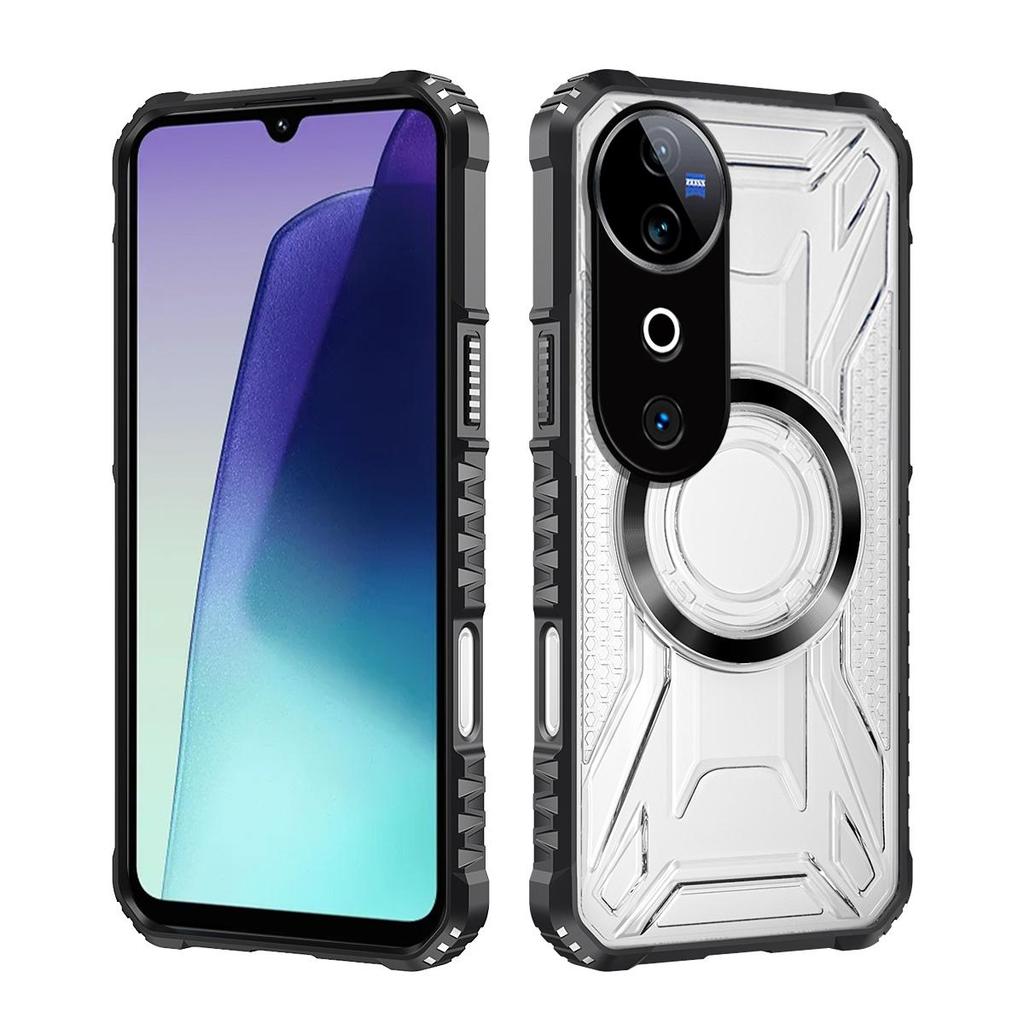 Battle Shadow Series Armor Phone Case for Vivo V40,V40 Pro Shockproof Anti‑Drop Protective Cover
