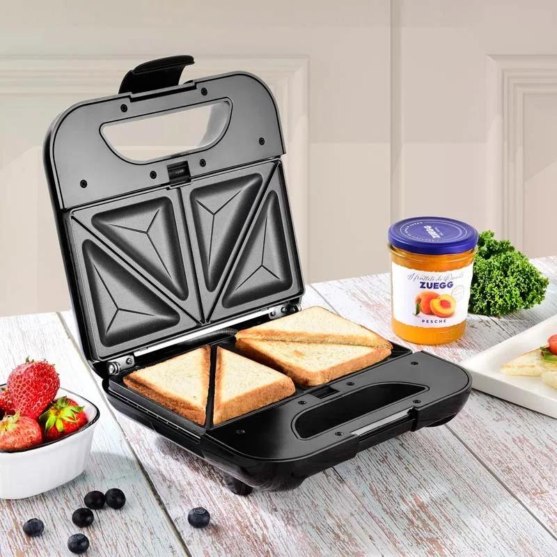 Kitchencook - Mister K - Sandwich Maker 3 En 1 Inox 800w