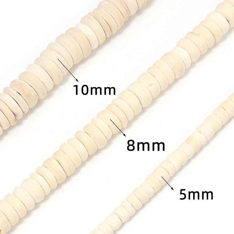 Coconut Shell Spacer Beads for DIY Jewelry: Bracelet & Necklace Craft Beading Supplies