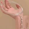 Sparkling Zircon Rhinestone Choker Water Drop Women Neck Jewelry Elegant Crystal Necklace  Gifts