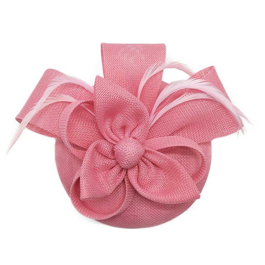Handmade Flower Mesh Headbands Fascinator Hat Fashion Styles Hat Headgear for Special Celebrations