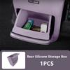 For Leapmotor B10 2025+ Car Storage Box Silicone Under Rear Air Vent Decorative Rear Kick Protection Panel Interior Accessories