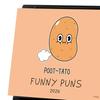 2026 Funny Puns Calendar 5.9" X 4.84" Daily Desktop Calendar with 365 Puns Gag Gifts for Home Office School