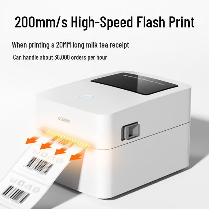 Deli GE330 Thermal Label Printer CN Plug (adapter Included)