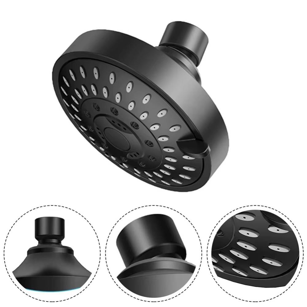 5 Modes Adjustable High Pressure ShowerHead Water-Saving Overhead Showerhead Faucet Replacement
