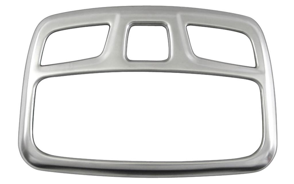 BRIGHTZ Stainless Steel Interior Lamp Satin for Wagon R Smile MX Cover, Silver, MX81S/MX91S [LAMP-COV-017] (MX 81S, 91S, 81/91)