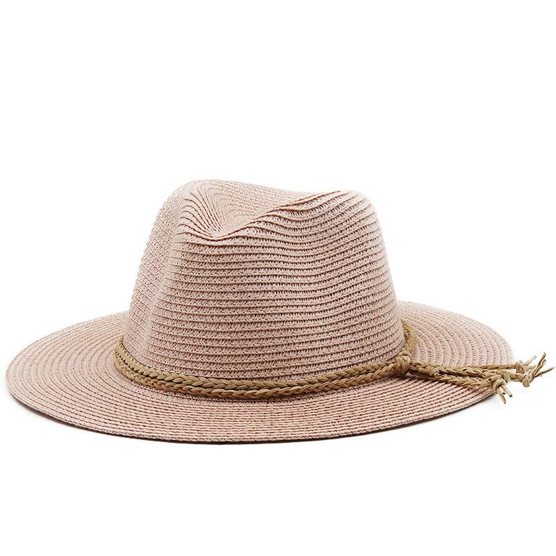 eBay straw hat top hat women's outdoor beach sunscreen sunshade jazz hat