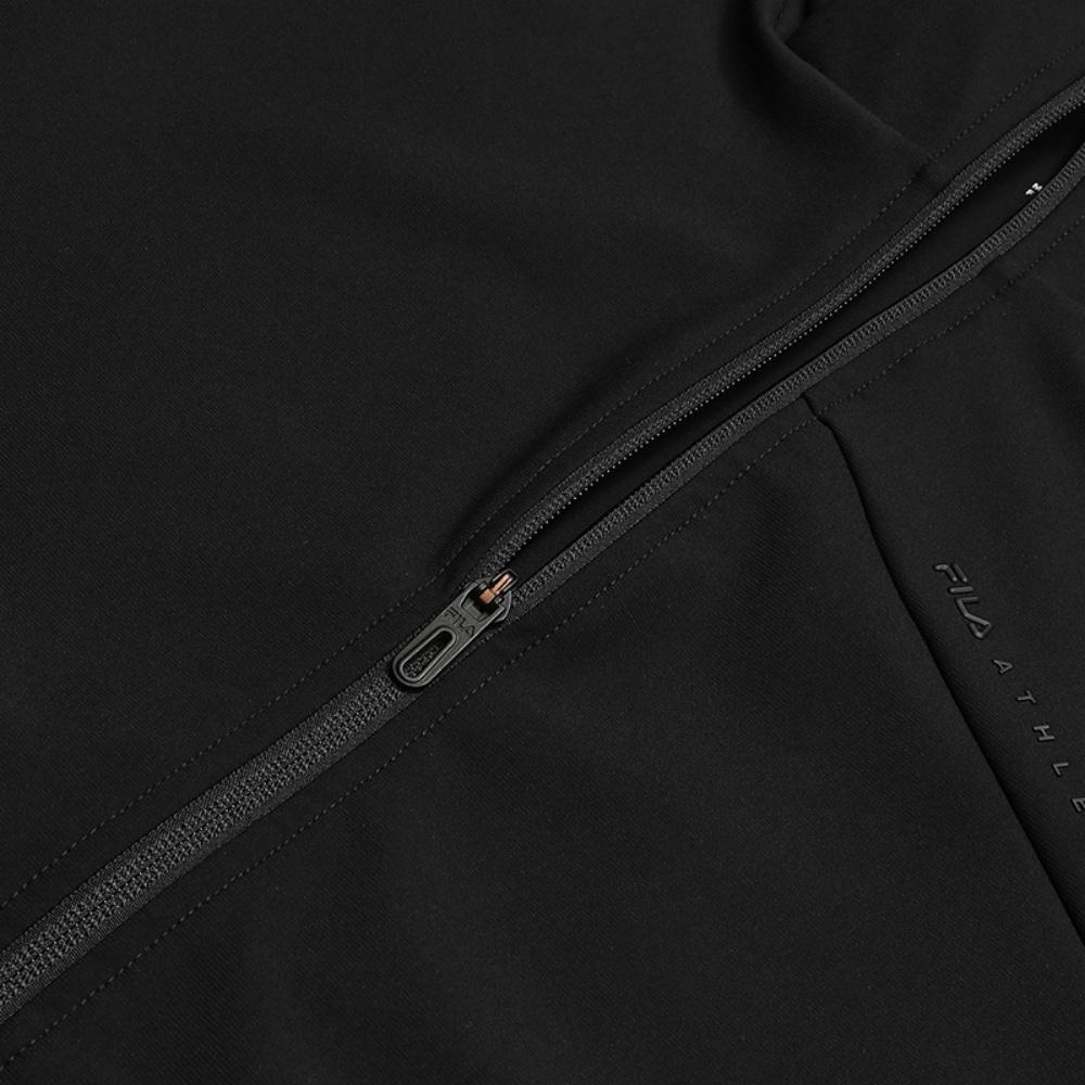 Fila Fitness Series Minimalist Sports Training Versatile Comfortable Hooded Jacket Men Jacket Deep-Black A11M621505FBK