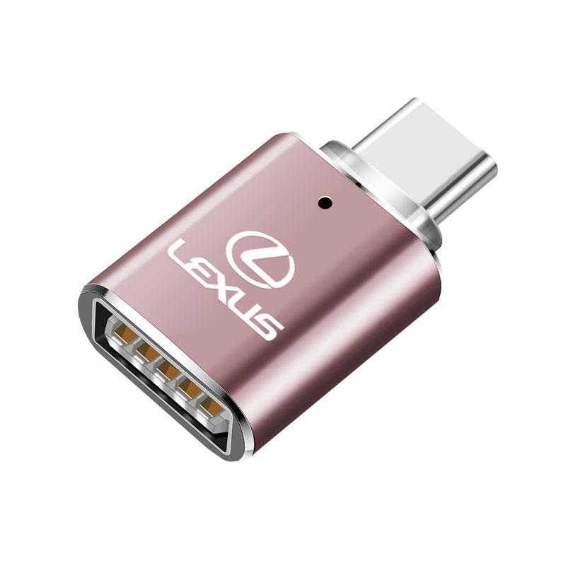 Type C OTG Male To USB Female Adapter Converter Connector For  Lexus F SPORT GX460 Ct200h IS250 ES 220D IS200 Fsport GS GX IS LS